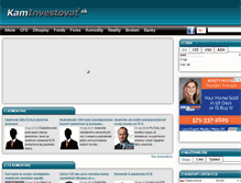Tablet Screenshot of kaminvestovat.sk
